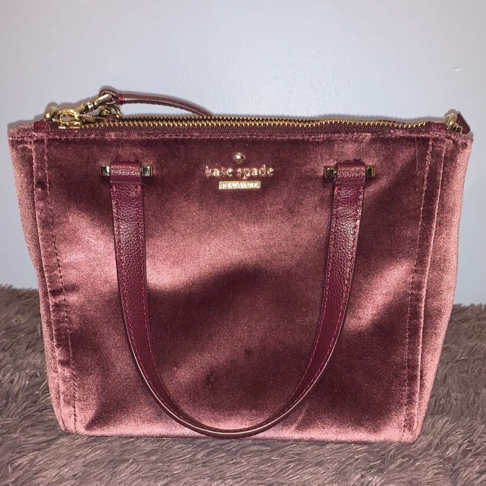 Kate Spade Velvet Crossbody